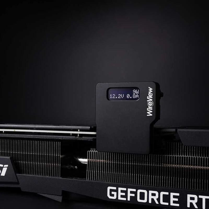 „Thermal Grizzly WireView“ vaizdo plokštė, 2 x 8 kontaktų PCIe® atvirkštinė jungtis