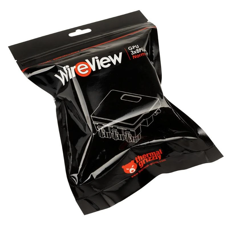 Thermal Grizzly WireView GPU 3x8Pin adapteris pakuotėje