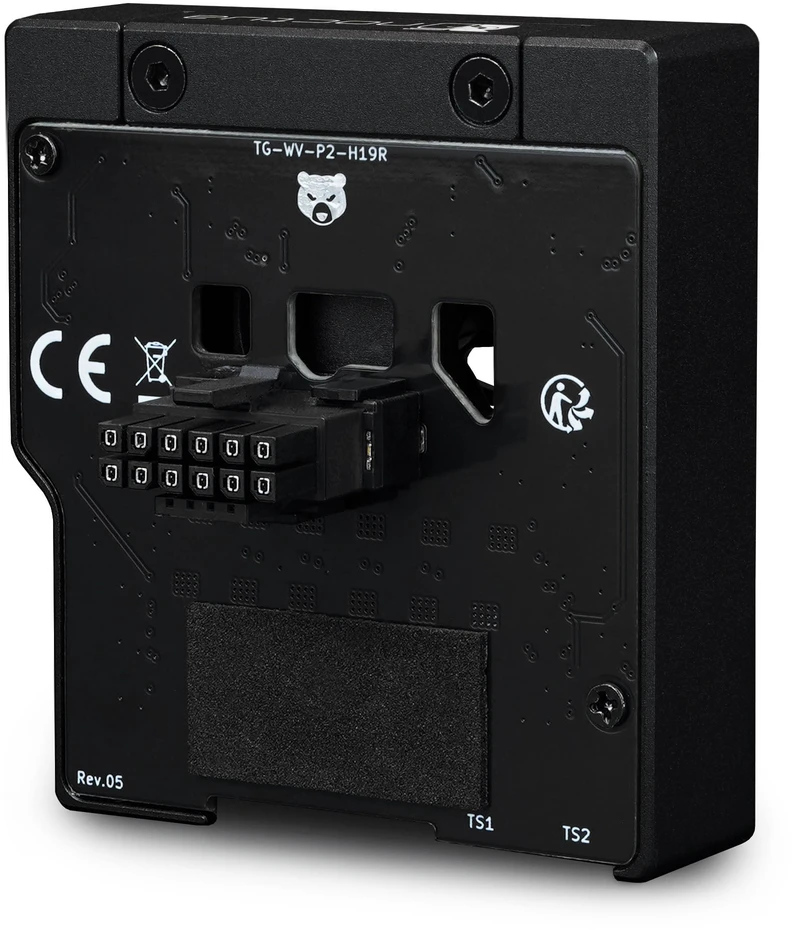 Thermal Grizzly WireView Pro II GPU Noctua Edition, 12V-2x6, TFT-IPS – juodas, reversed