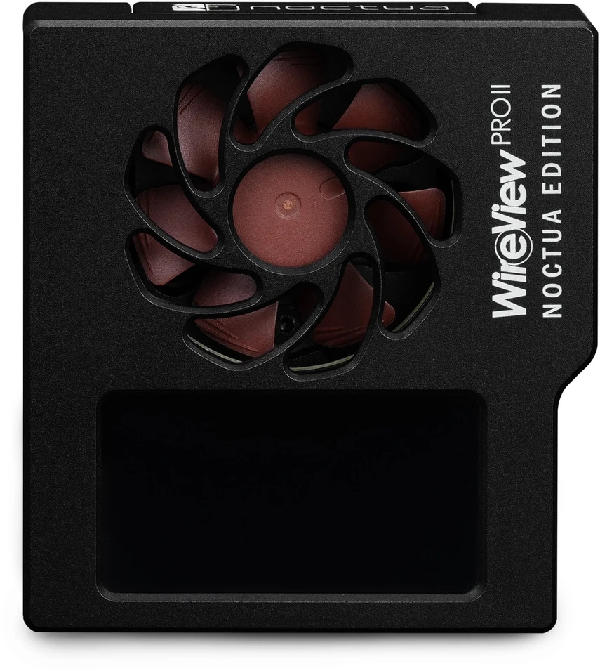 Thermal Grizzly WireView Pro II GPU Noctua Edition, 12V-2x6, TFT-IPS – juodas, reversed