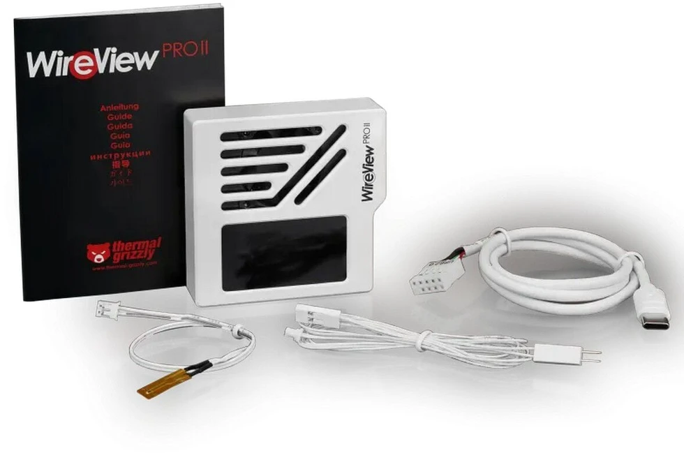 Vaizdo plokštė Thermal Grizzly WireView Pro II GPU Überwachungs-Gerät- baltos spalvos, Reserved