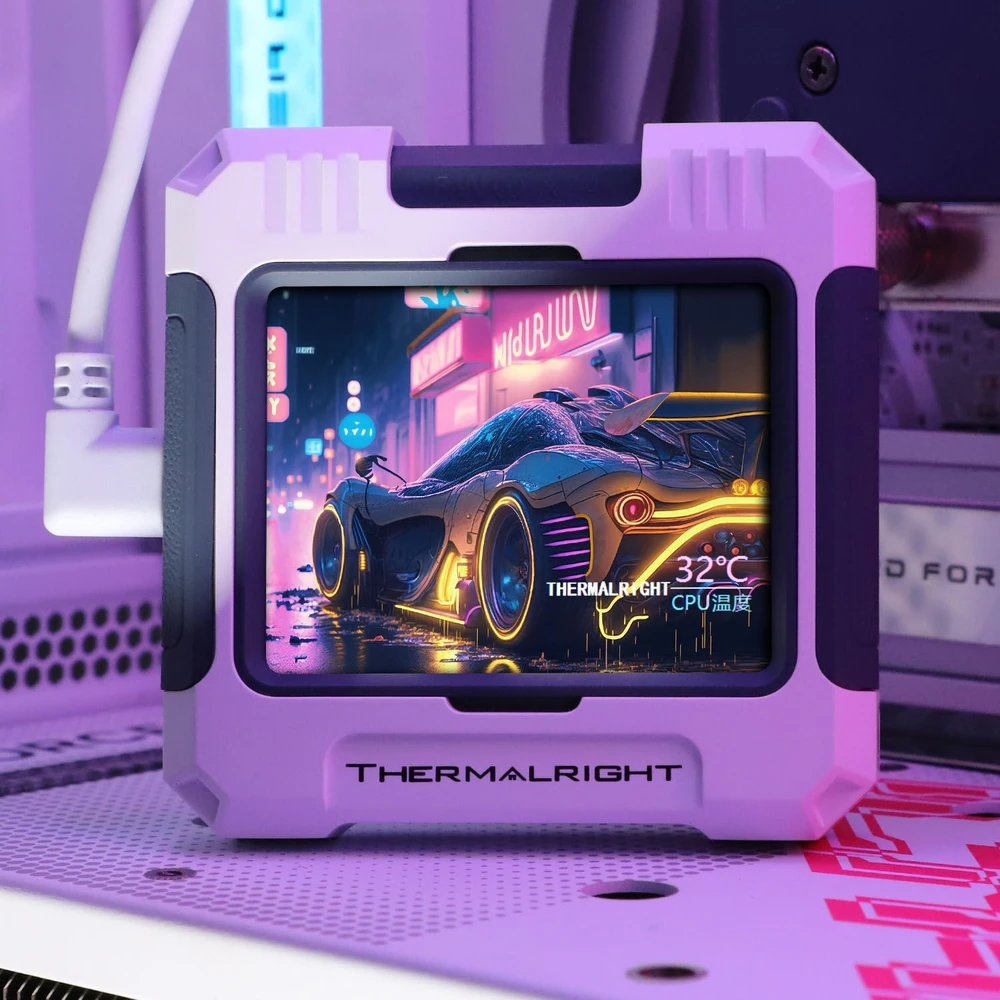 PC aušintuvas Thermalright Frozen Warframe Vanduo Cooling, ARGB - 420mm, baltos spalvos