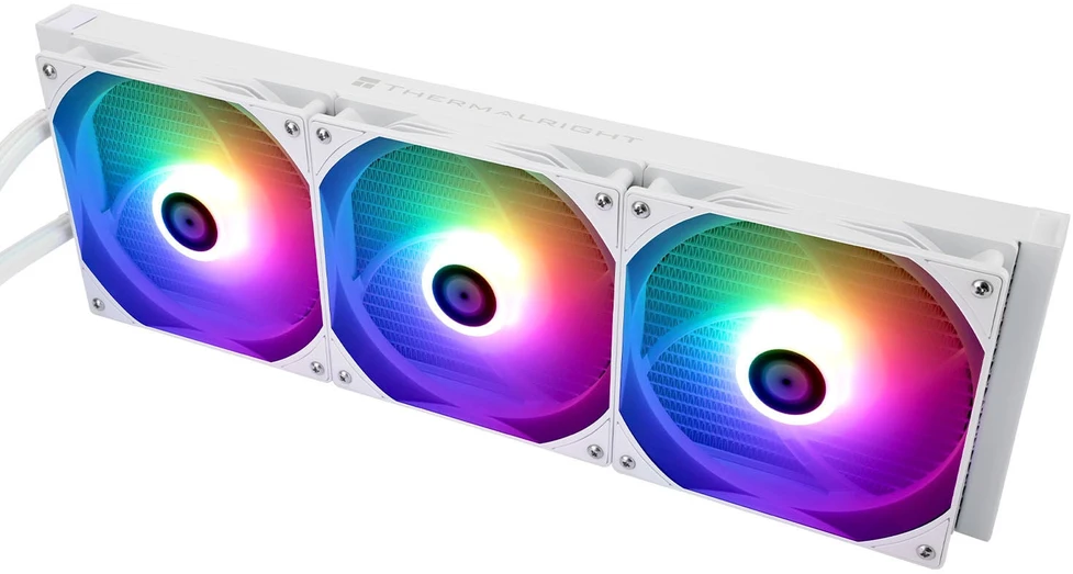 PC aušintuvas Thermalright Frozen Warframe Vanduo Cooling, ARGB - 420mm, baltos spalvos