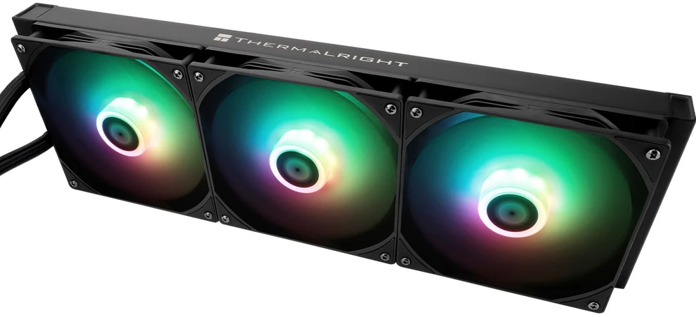 „Thermalright Frozen Warframe 420mm“ pilnas „Vanduo“ aušinimas, ARGB, juodas