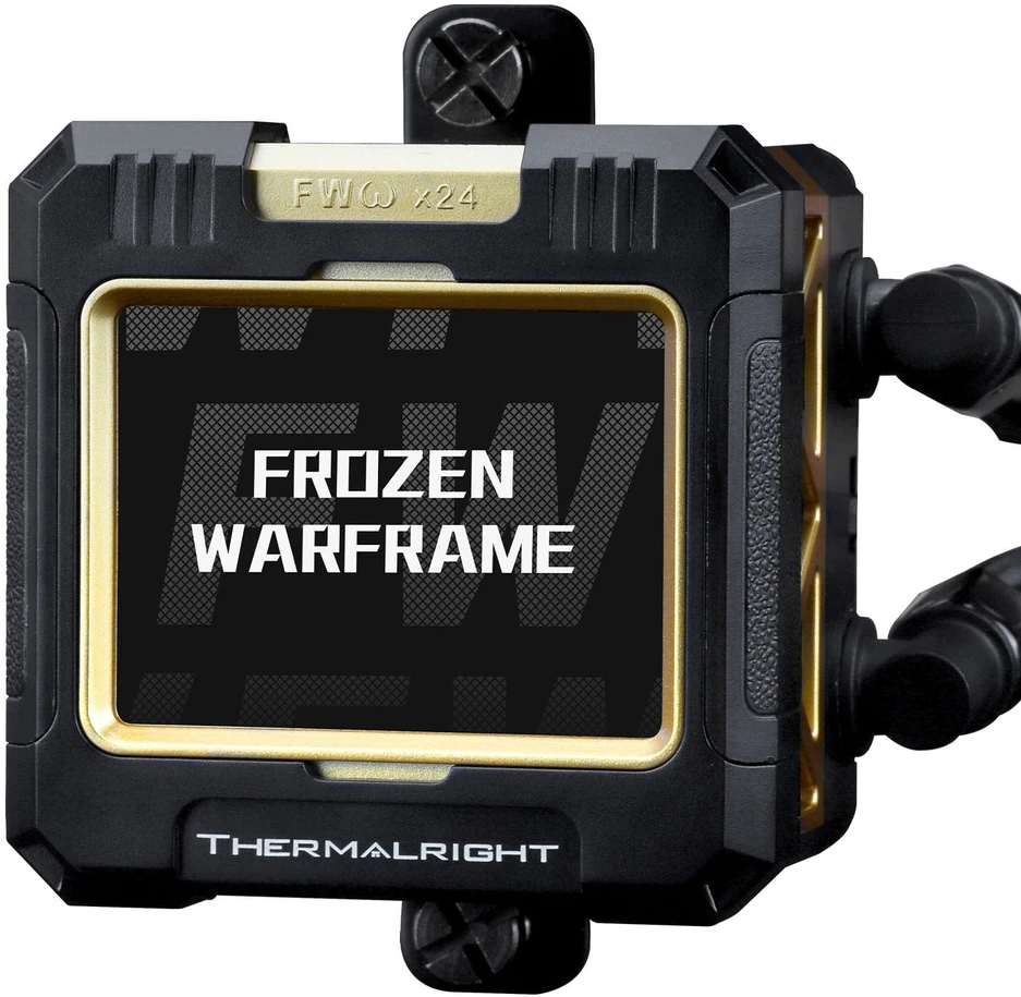 „Thermalright Frozen Warframe 420mm“ pilnas „Vanduo“ aušinimas, ARGB, juodas