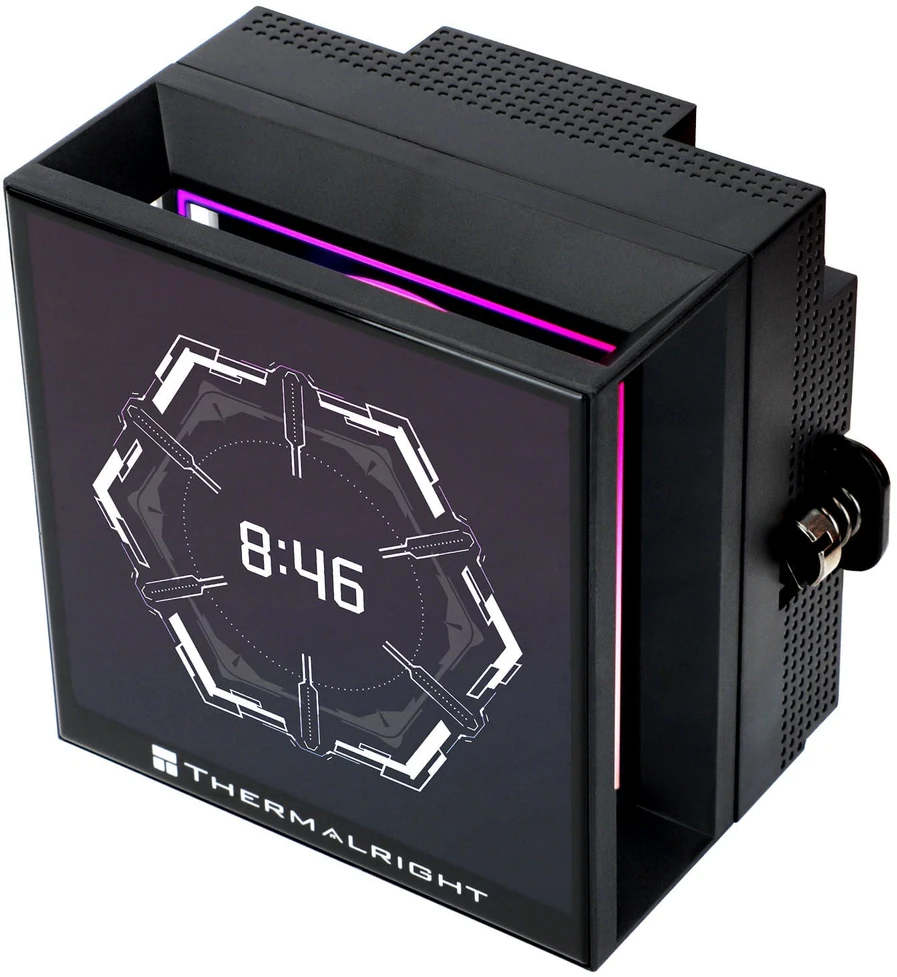„Thermalright Hyper Vision UB AiO Vanduo Cooling“, ARGB, Intel ir AMD Socket Ø 360 mm, juodas