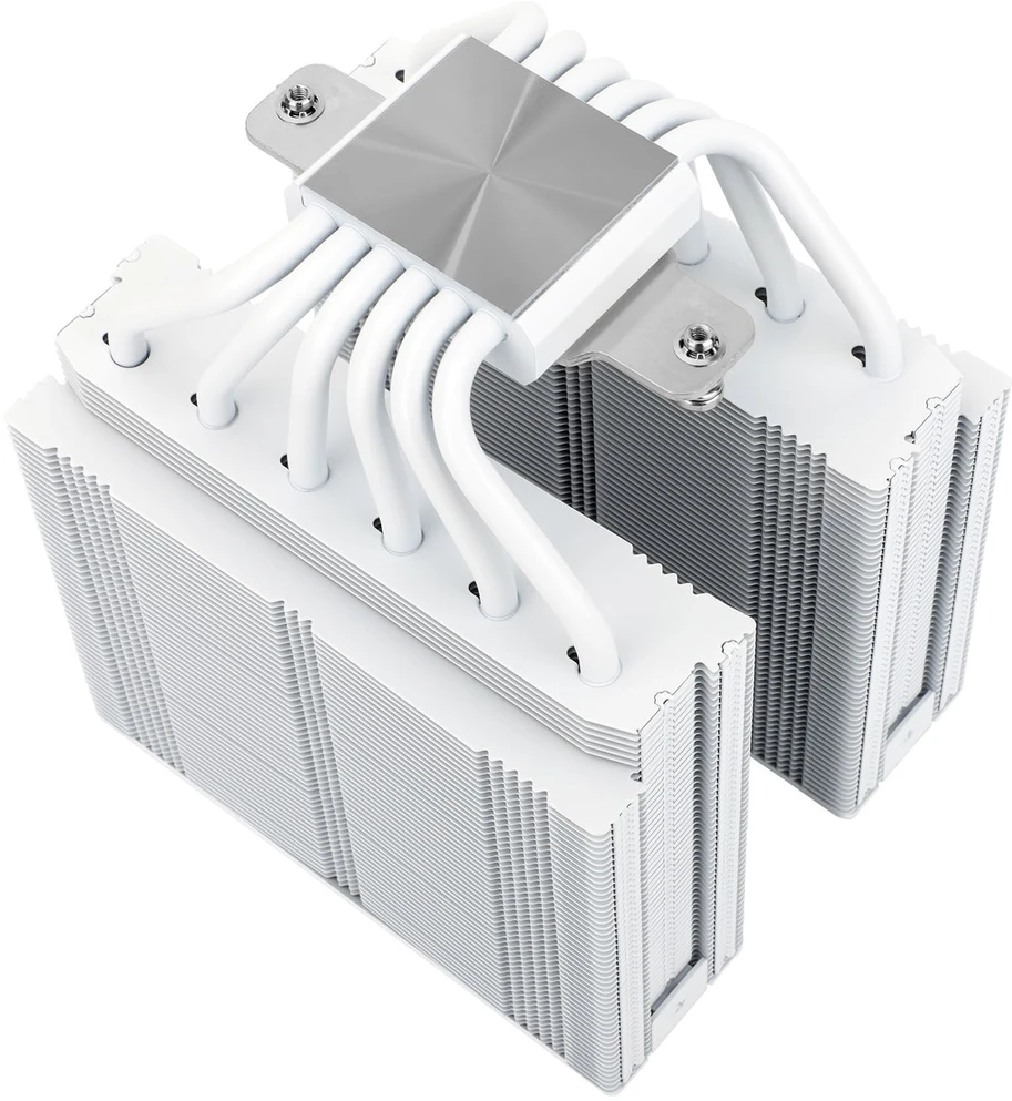 „Thermalright Royal Pretor 130“ procesoriaus aušintuvas, dvigubo bokšto – 1x 120 mm, 1x 130 mm, baltas