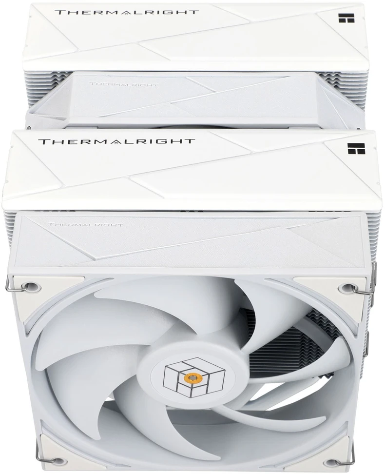 „Thermalright Royal Pretor 130“ procesoriaus aušintuvas, dvigubo bokšto – 1x 120 mm, 1x 130 mm, baltas