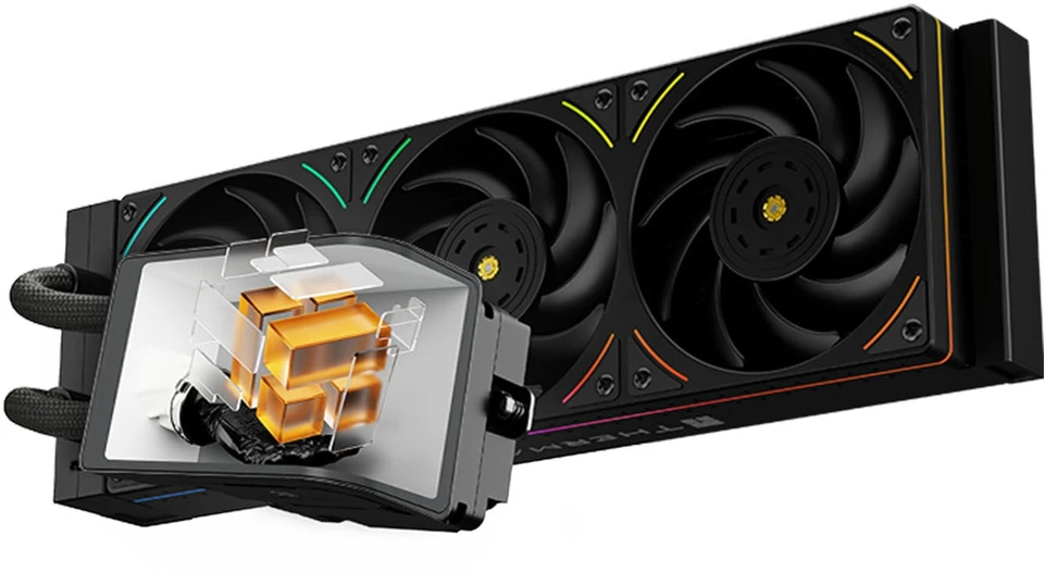 Thermalright Wonder Vision 360 UB ARGB AiO Vanduo Cooling, ARGB, 6.67” OLED Ekranas – 360mm, juodas