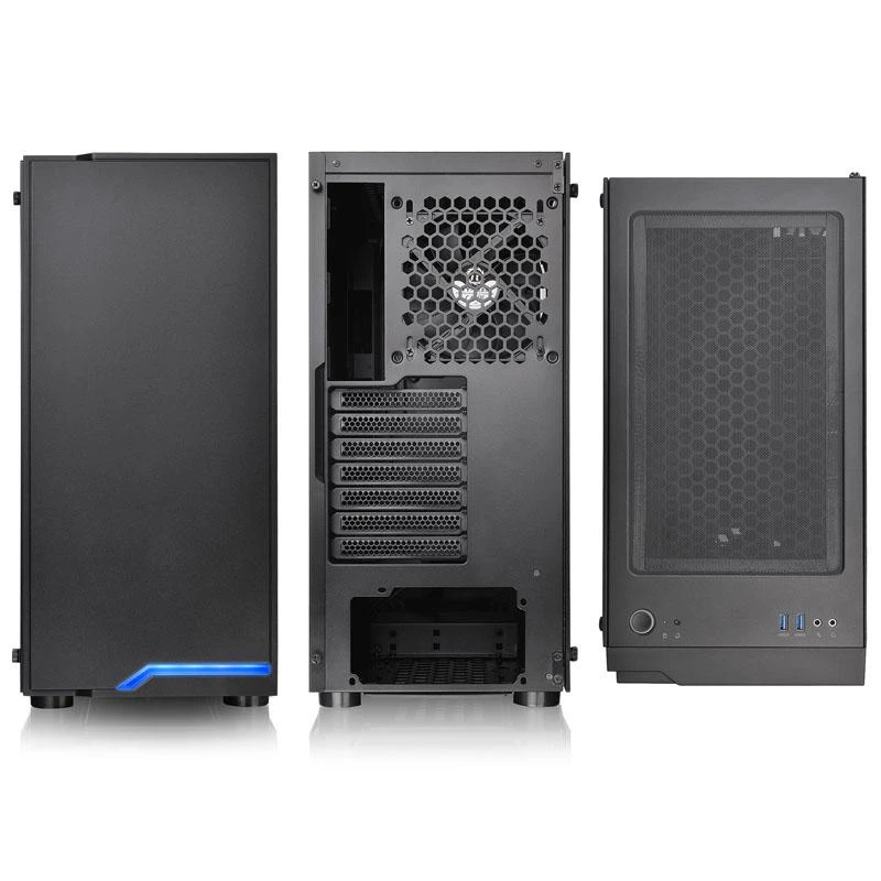 Housing Thermaltake H100 CA-1L4-00M1WN-02 (ATX, Micro ATX, Mini ITX, juodos spalvos)