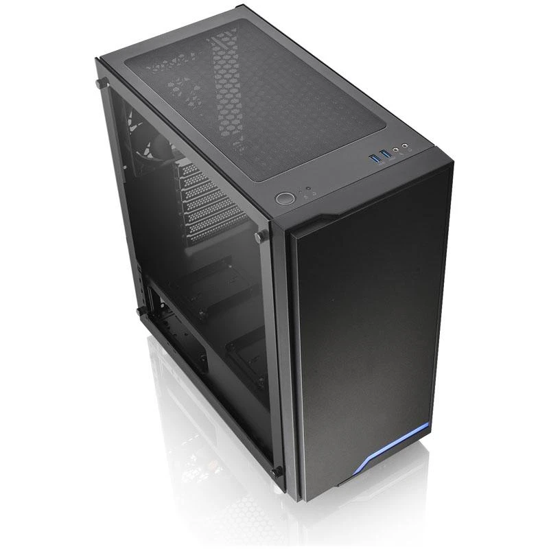 Housing Thermaltake H100 CA-1L4-00M1WN-02 (ATX, Micro ATX, Mini ITX, juodos spalvos)