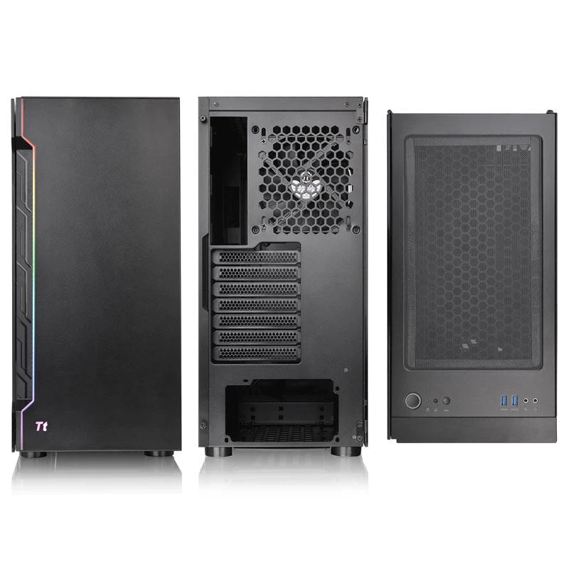 Housing Thermaltake H200 CA-1M3-00M1WN-00 (ATX, Micro ATX, Mini ITX, juodos spalvos)