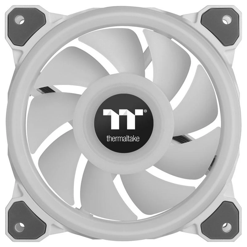 Ventiliatorius Thermaltake Riing Quad 12 RGB TT Premium Edition 3 pakuotės + HUB baltas (CL-F100-PL12SW-A)