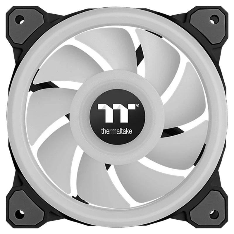 Ventiliatorius Thermaltake Riing Quad 14 RGB 3-pack + Hub Juodas (CL-F089-PL14SW-A)