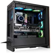 „Thermaltake S370 WS“ kompiuterio korpusas, „Midi-Tower“, E-ATX, grūdintas stiklas - juodas