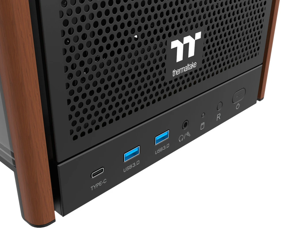 „Thermaltake S370 WS“ kompiuterio korpusas, „Midi-Tower“, E-ATX, grūdintas stiklas - juodas