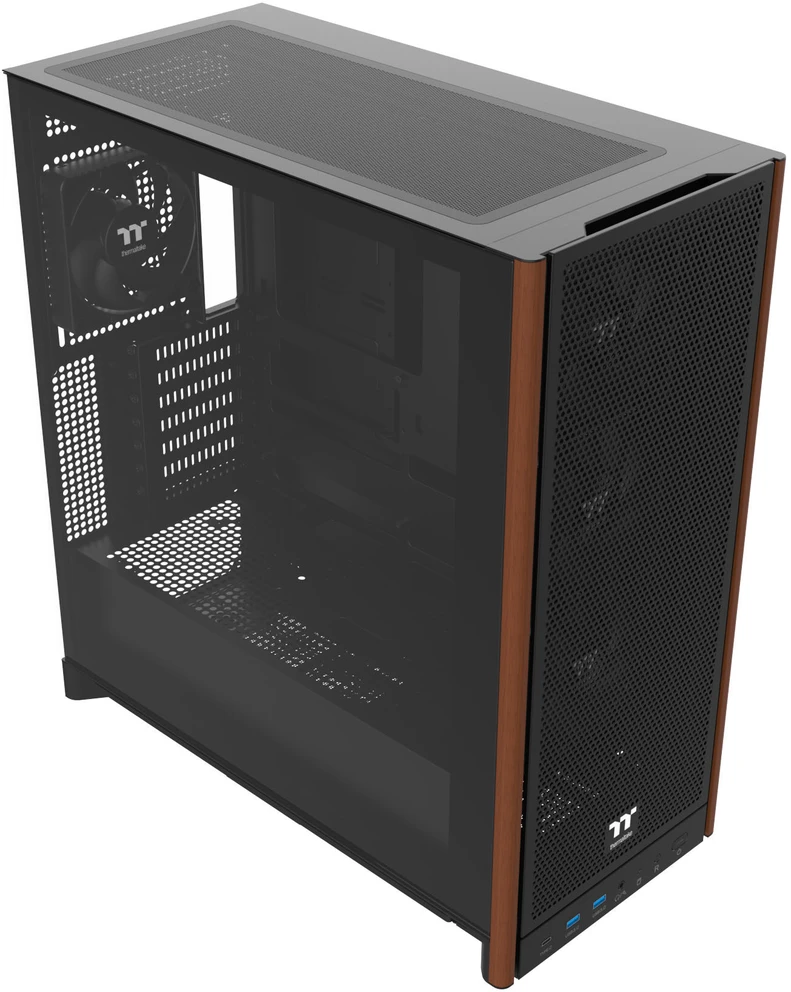 „Thermaltake S370 WS“ kompiuterio korpusas, „Midi-Tower“, E-ATX, grūdintas stiklas - juodas