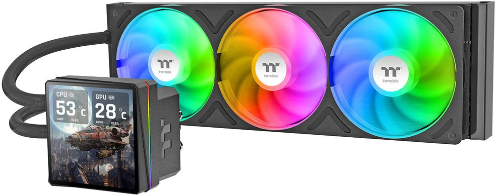 Thermaltake TH360 V3 Ultra ARGB Sync AiO Vanduo Cooling – juodas