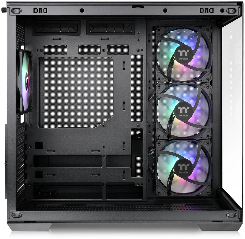 Midi Thermaltake View 380 TG ARGB Juodas