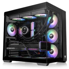 Midi Thermaltake View 380 TG ARGB Juodas