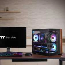 Midi Thermaltake View 380 WS ARGB Juodas