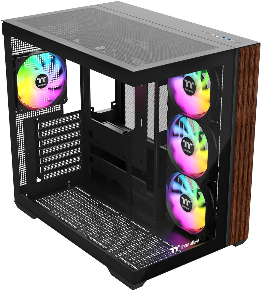 Midi Thermaltake View 380 WS ARGB Juodas