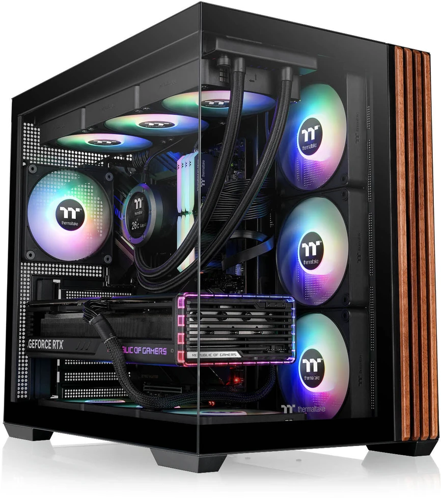 Midi Thermaltake View 380 WS ARGB Juodas