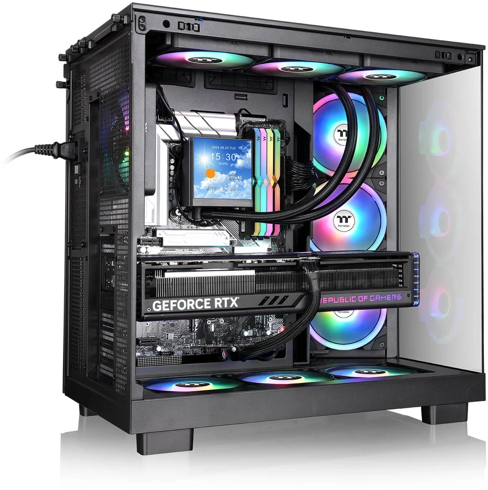 Thermaltake View 380 XL TG ARGB Juodas