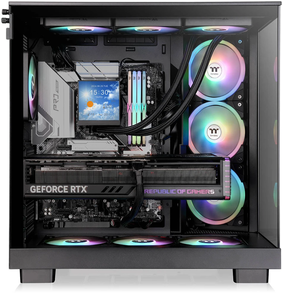 Thermaltake View 380 XL TG ARGB Juodas
