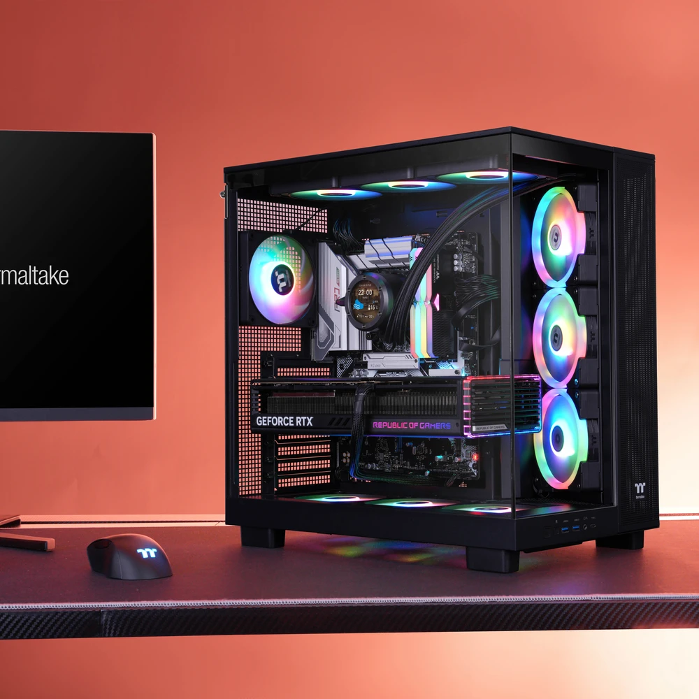 Thermaltake View 380 XL TG ARGB Juodas
