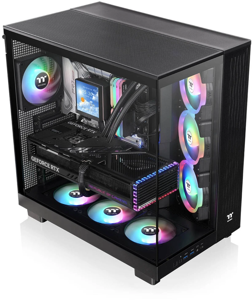 Thermaltake View 380 XL TG ARGB Juodas