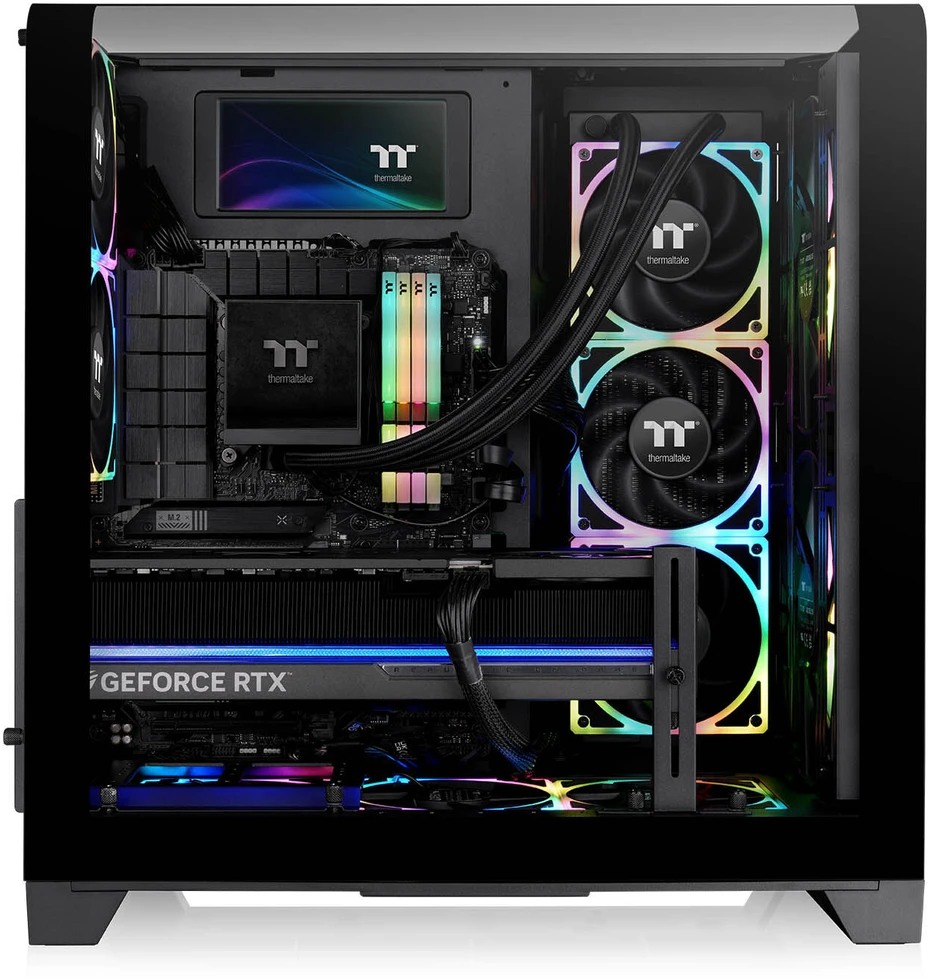 Midi Thermaltake View 390 Air Juodas