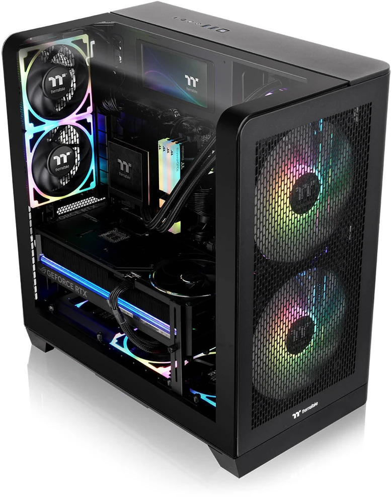 Midi Thermaltake View 390 Air Juodas