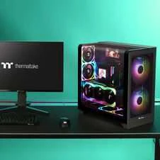 Midi Thermaltake View 390 Air Juodas