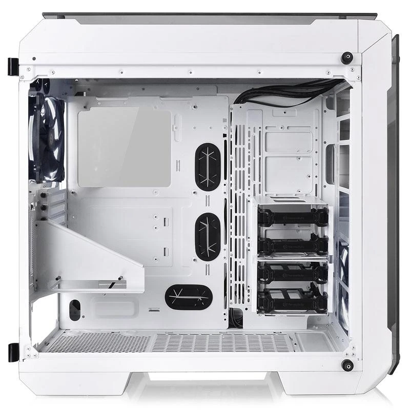 Thermaltake View 71 Riing grūdintas stiklas, sniegas