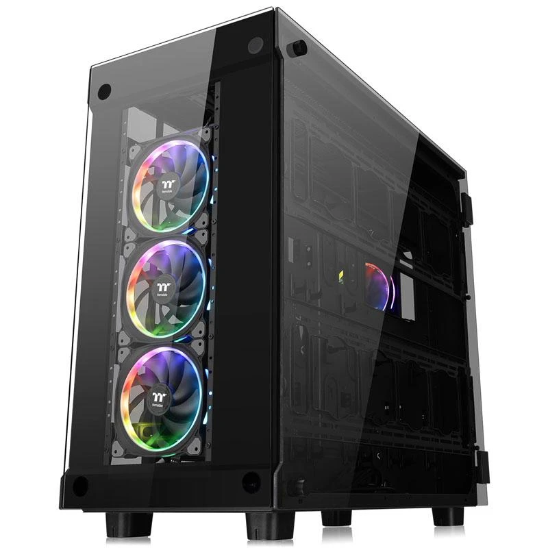 Korpusas Thermaltake View 91 RGB TG CA-1I9-00F1WN-00 (ATX, Extended ATX, Micro ATX, Mini ITX, XL-ATX, juodos spalvos)