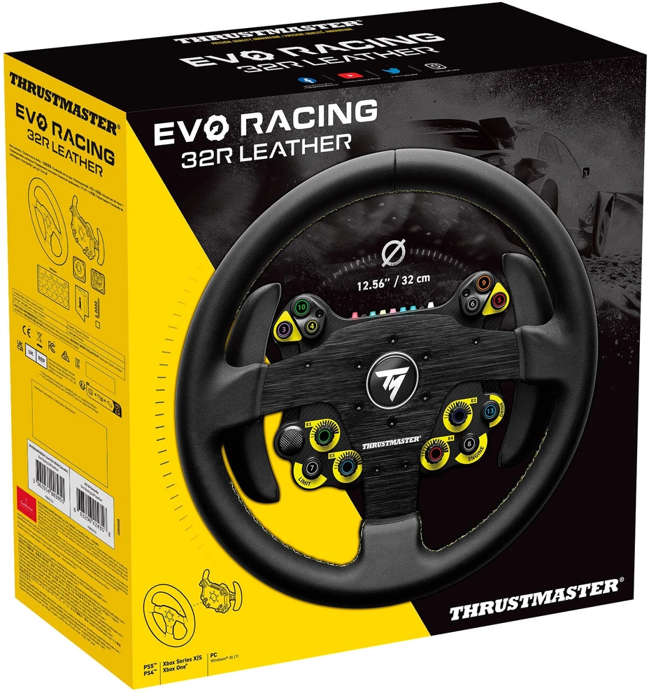 Thrustmaster Evo Racing 32R Leather | Juodas