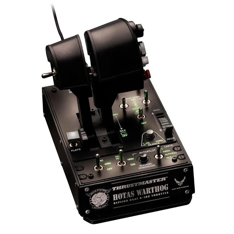 Thrustmaster | Hotas Warthog dvigubi droseliai | Juodas