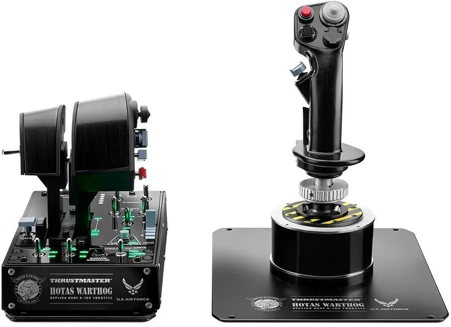 Thrustmaster HOTAS Warthog MKII juodas, pilkas USB skrydžio simulatoriaus skaitmeninis PC