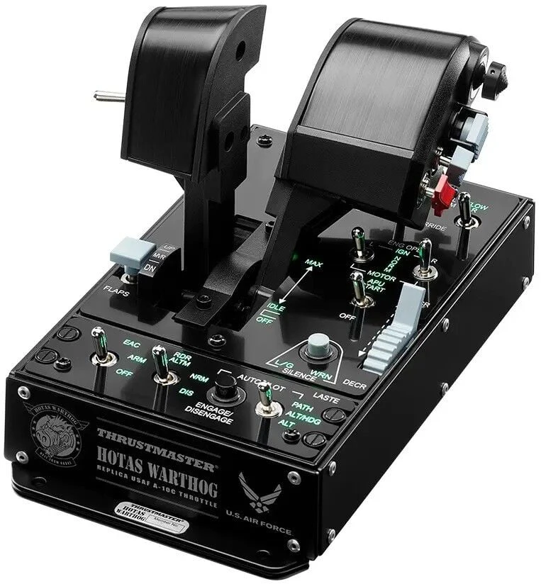 Thrustmaster HOTAS Warthog MKII juodas, pilkas USB skrydžio simulatoriaus skaitmeninis PC