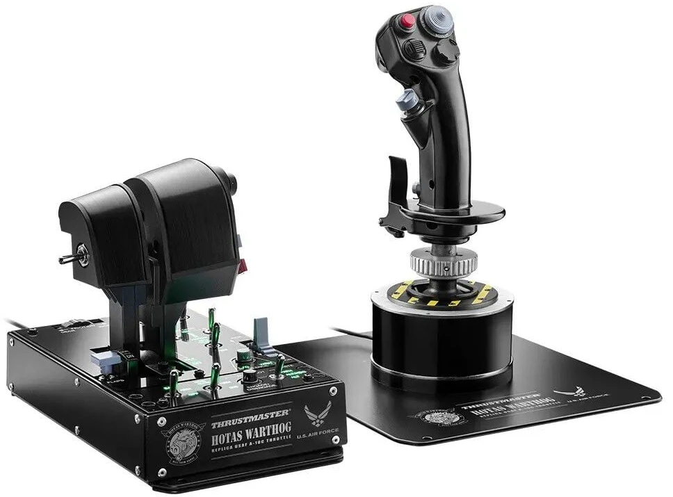 Thrustmaster HOTAS Warthog MKII juodas, pilkas USB skrydžio simulatoriaus skaitmeninis PC