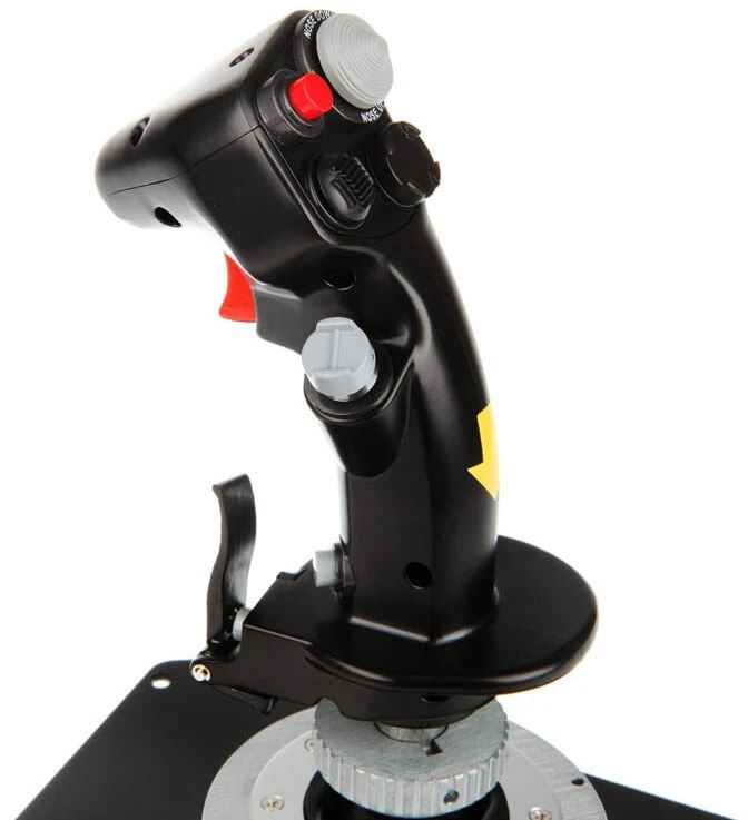 Thrustmaster HOTAS WARTHOG Vairalazdė ir akceleratoriaus valdiklis, Juodas