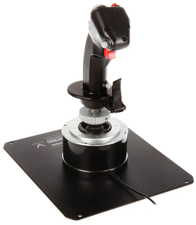 Thrustmaster HOTAS WARTHOG Vairalazdė ir akceleratoriaus valdiklis, Juodas