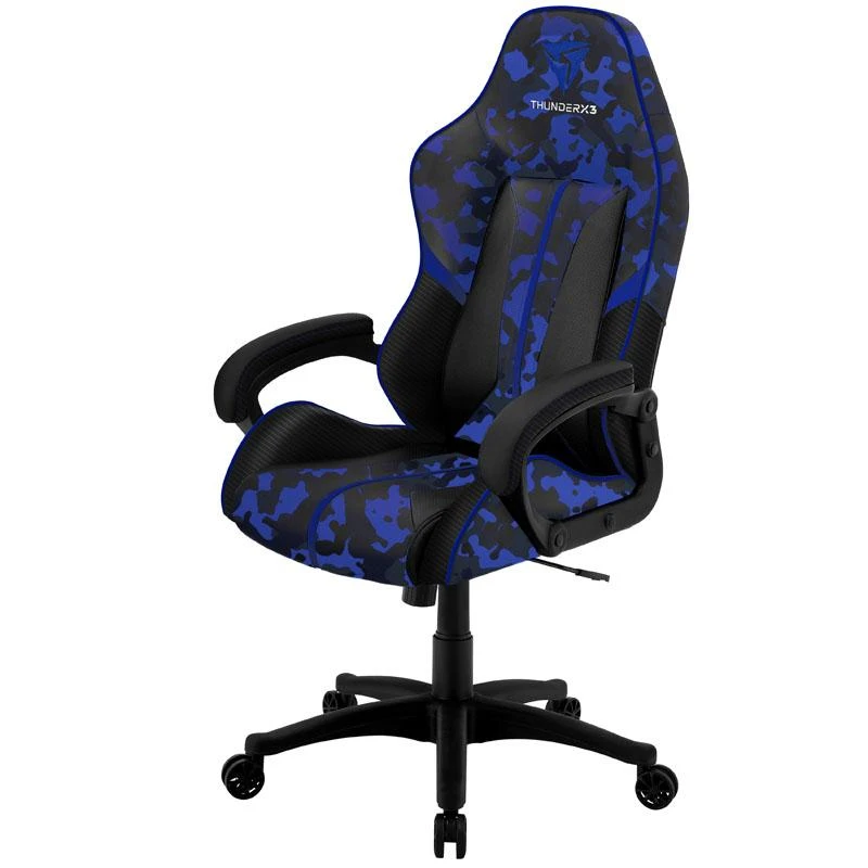 Žaidimų kėdė ThunderX3 BC1 CAMO Gaming Chair, Mėlyna