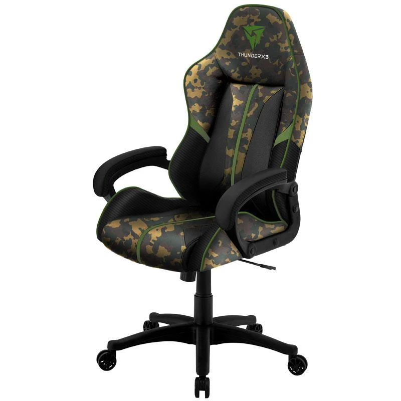 Žaidimų kėdė ThunderX3 BC1 CAMO Gaming Chair, Žalia