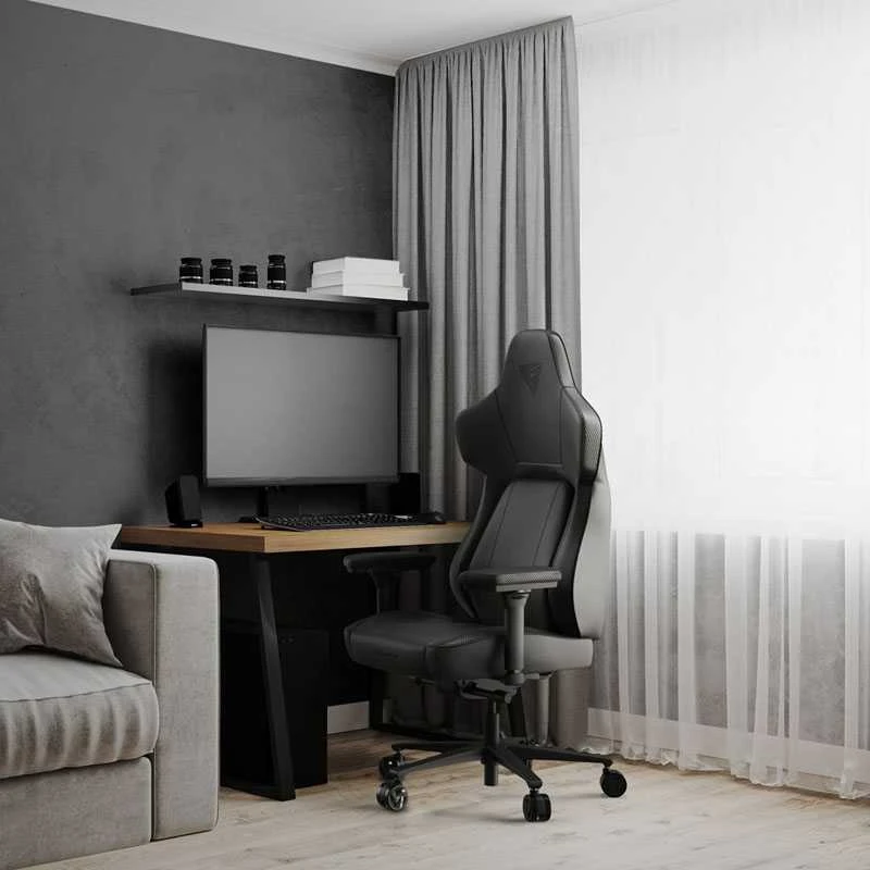 „ThunderX3 CORE“ modernus ergonomiškas žaidimų krėslas – Juodas