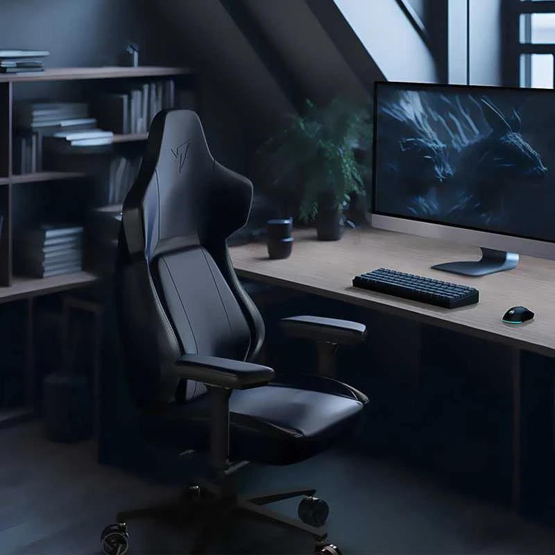 „ThunderX3 CORE“ modernus ergonomiškas žaidimų krėslas – Juodas