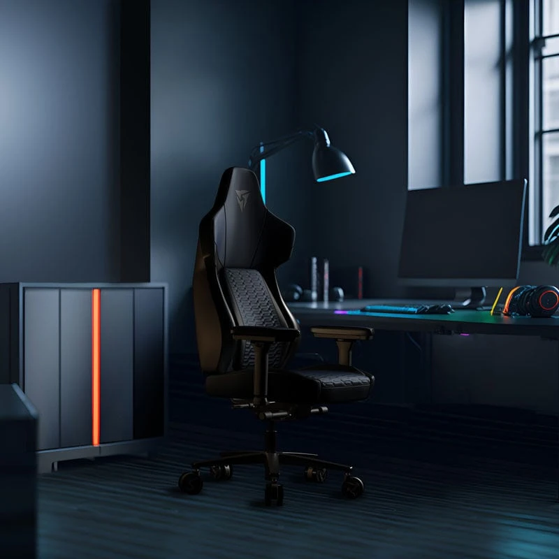 „ThunderX3 CORE Racer“ ergonominė žaidimų kėdė – Juodas