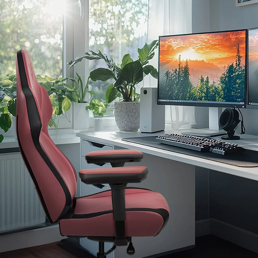 ThunderX3 CORE Smart Ergonomischer Gaming Stuhl – Modern Raudona