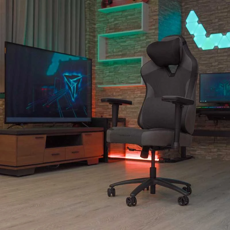 ThunderX3 EAZE Loft – žaidimų kėdė – juodos spalvos